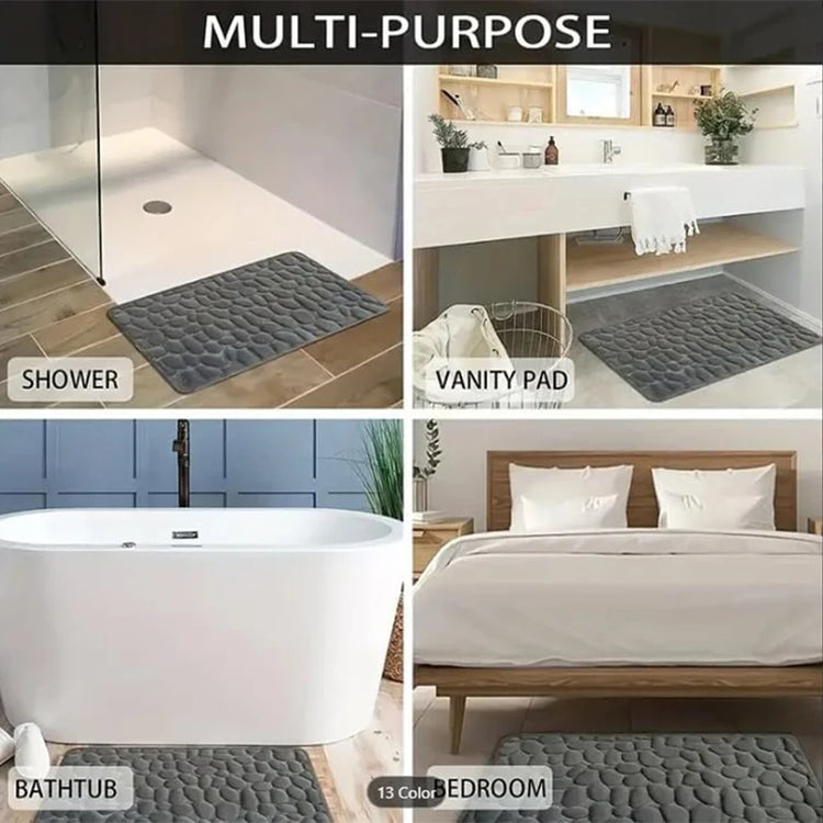 Durable bathroom carpet for wet floors