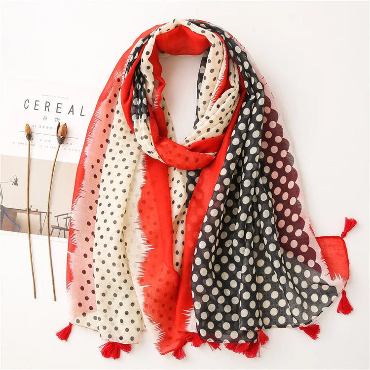 High quality lightweight pashmina stole, styled as a Muslim hijab or fashion wrap