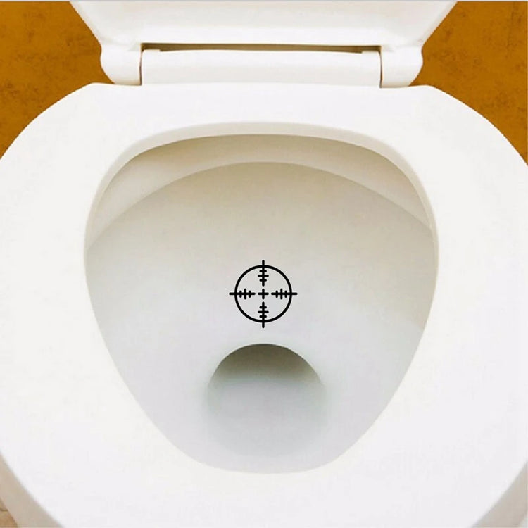 Set of 3 potty training target stickers featuring fun designs to encourage boys