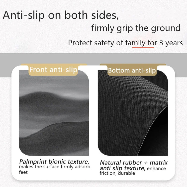 Absorbent diatomite bath mat for kitchen and bathroom