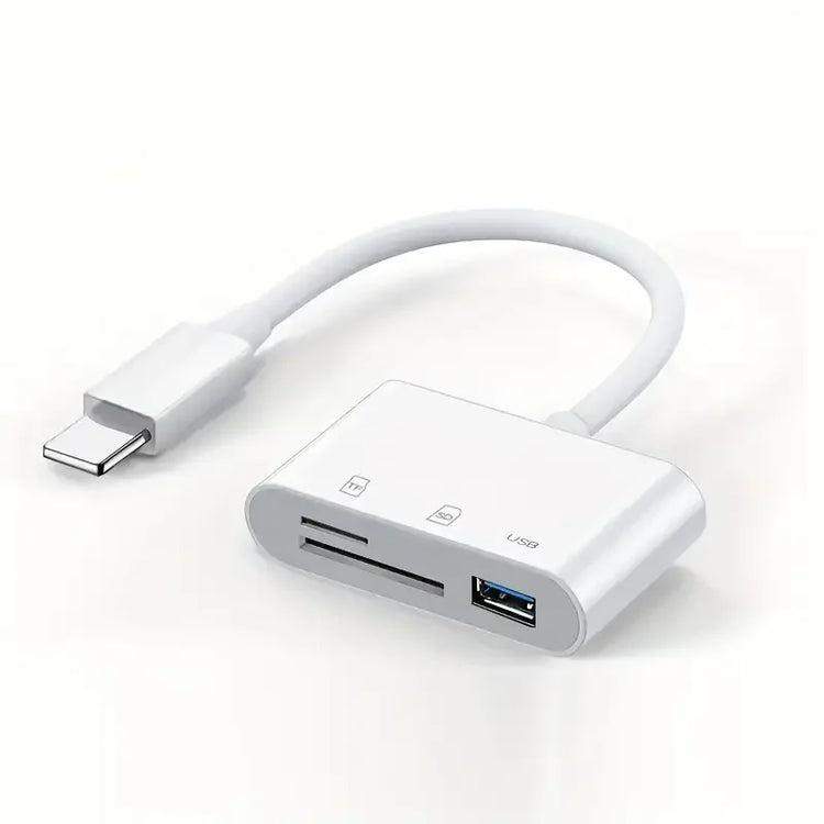 Lightning to USB and card reader adapter for iPhone Pro Max models