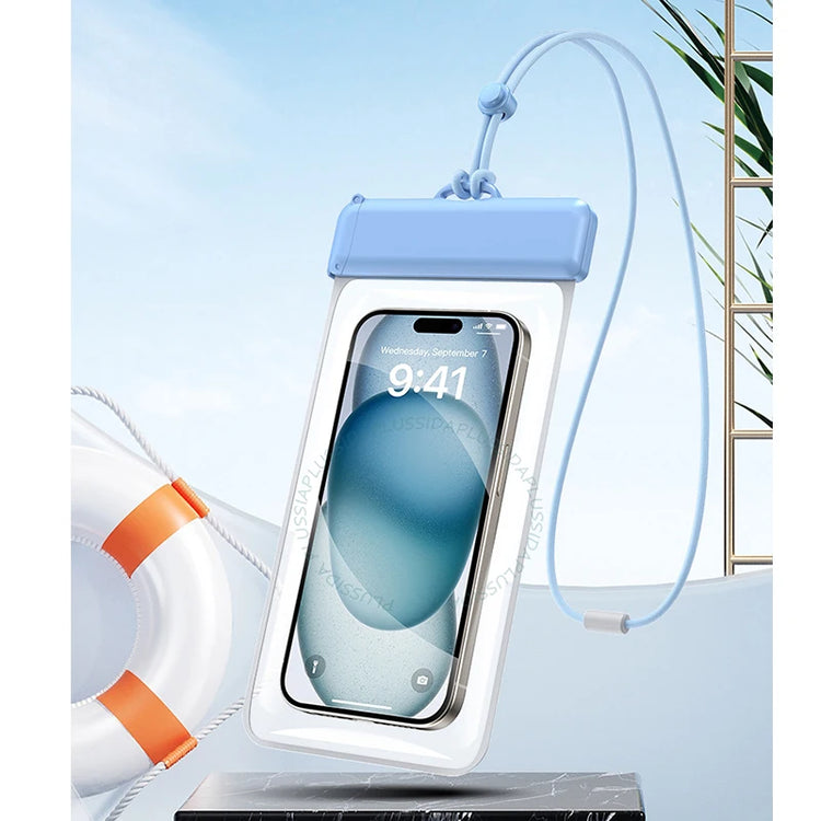 Azragon 7-inch Waterproof Phone Pouch for iPhone 16/15/14/13/12 Pro Max Plus, Samsung Galaxy S24/S23 Ultra, Pixel