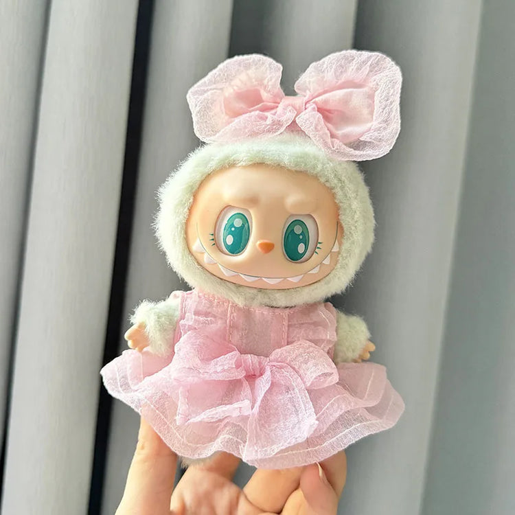 Plush doll clothes and accessories for Labubu V1 V2 idol dolls