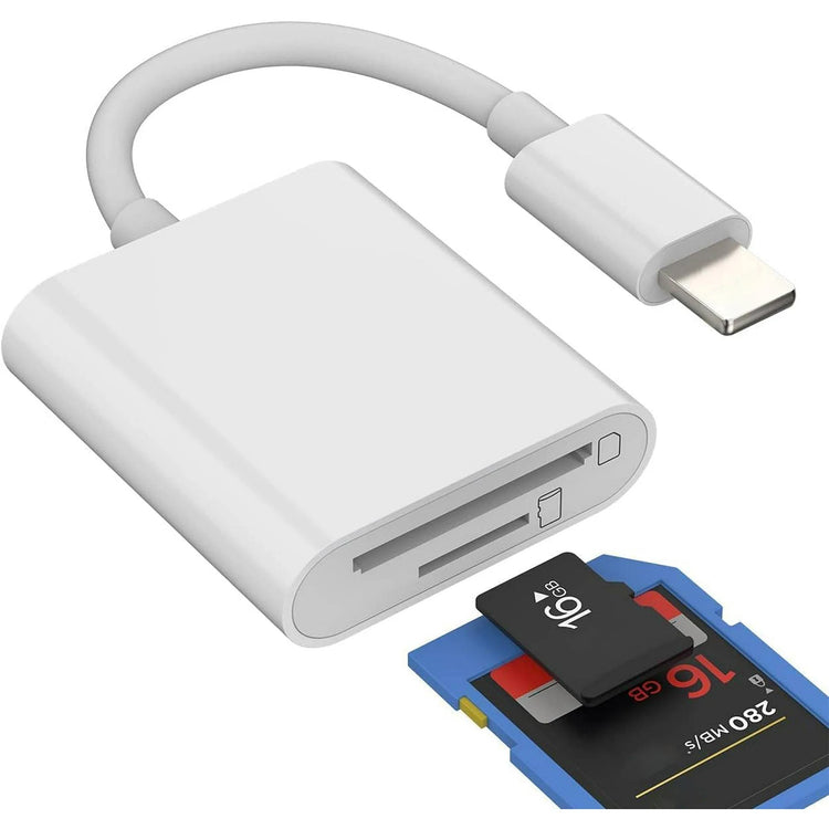 Lightning to USB and card reader adapter for iPhone Pro Max models