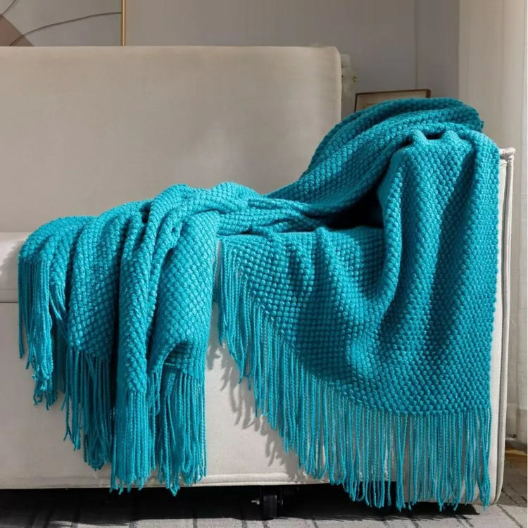 2025 tassel towel throw blanket for sofa, bed, or bedside flag