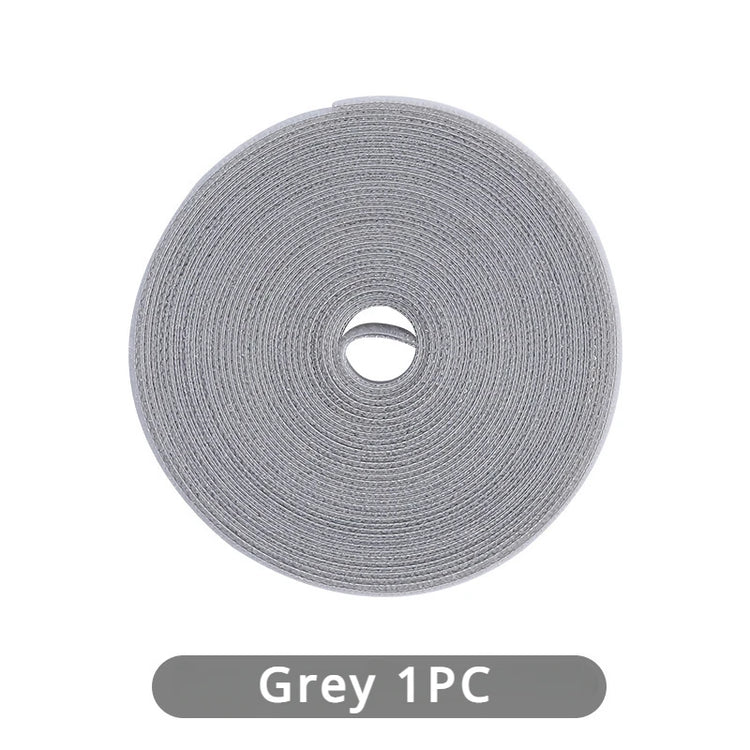 Removable cable tie for cords and data cables