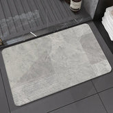 Absorbent diatomite bath mat for kitchen and bathroom