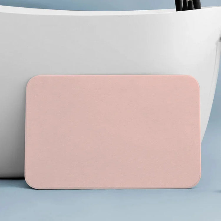 Absorbent bathroom mat for dormitories and home use
