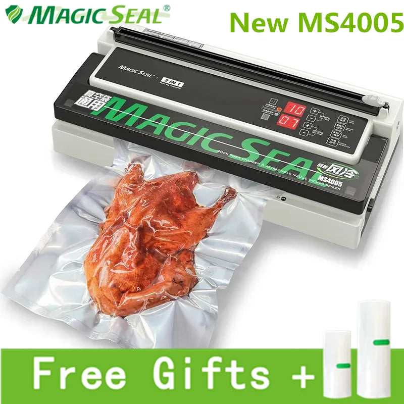 MAGIC SEAL MS4005 vacuum sealer compatible with Mylar and textured bags
