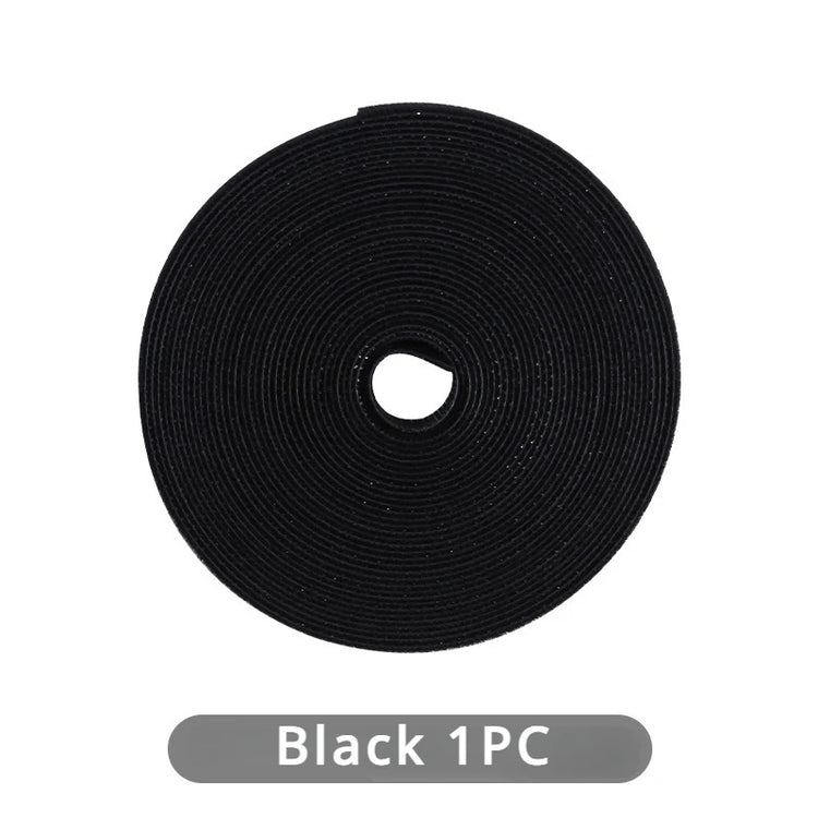 Removable cable tie for cords and data cables