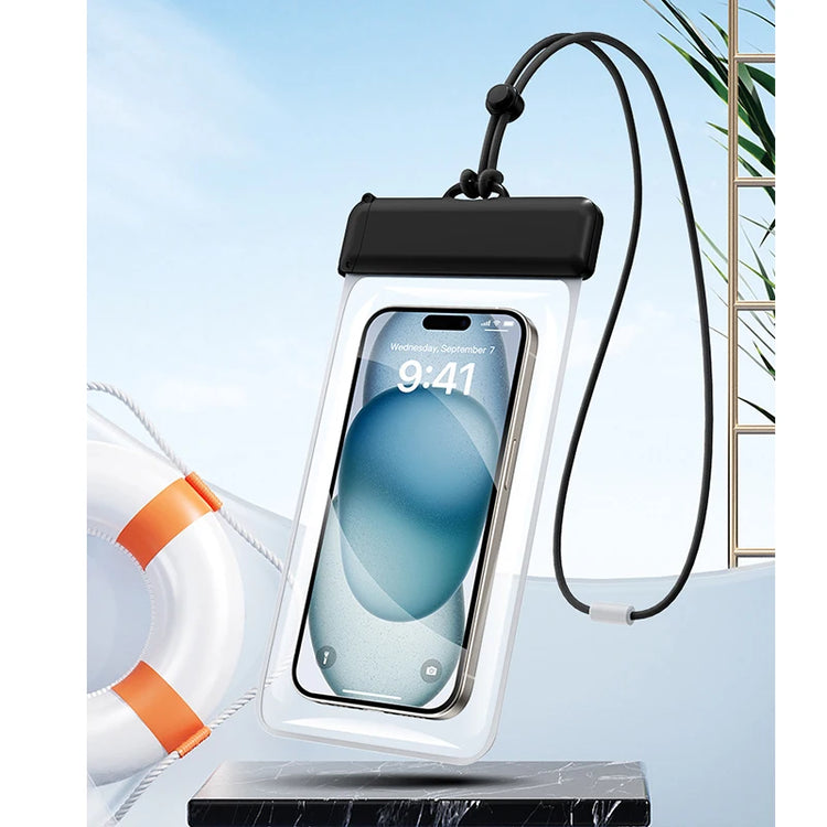 Azragon 7-inch Waterproof Phone Pouch for iPhone 16/15/14/13/12 Pro Max Plus, Samsung Galaxy S24/S23 Ultra, Pixel