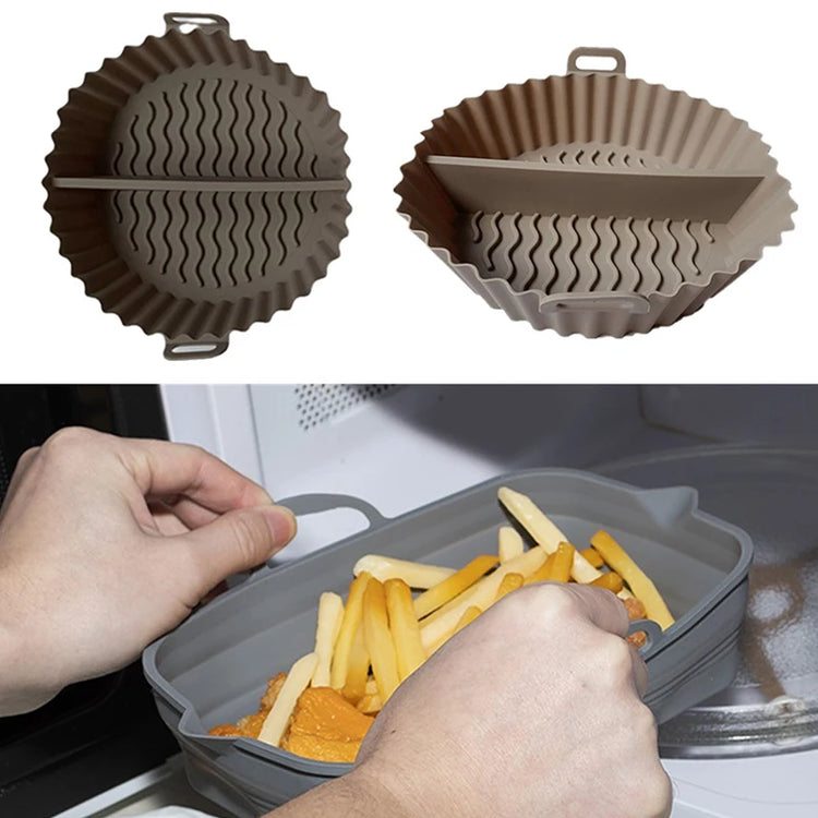 Silicone Air Fryer Divider Basket for Multi-Item Cooking