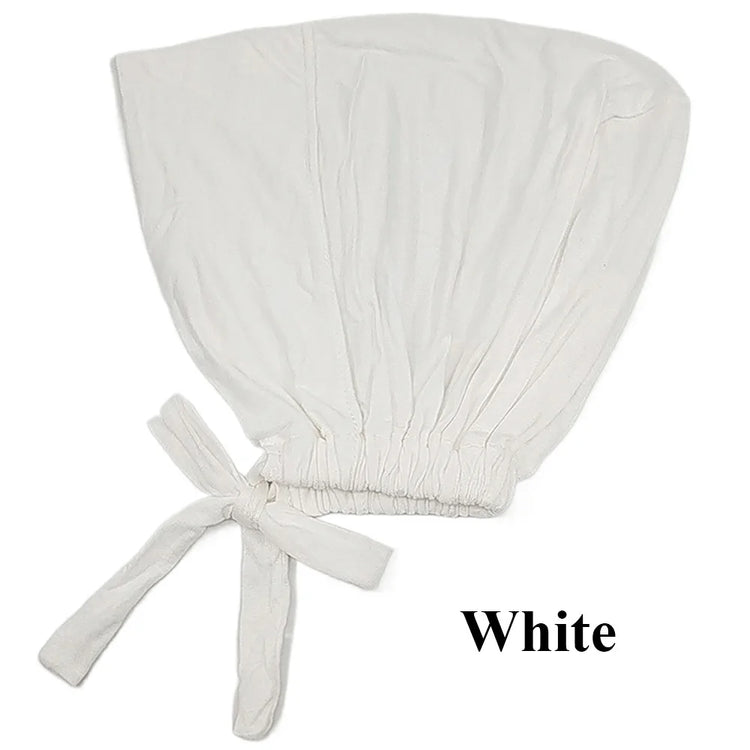 Soft modal Muslim turban hat for women, used as inner hijab cap or underscarf bonnet