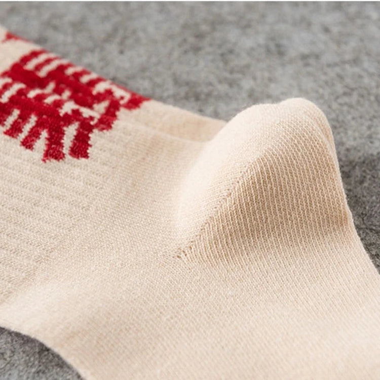 Hip hop style socks with Chinese characters