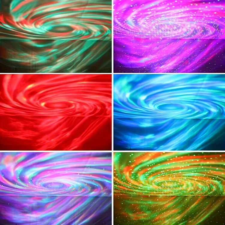 LED starry galaxy projector light with RGB colors and smart remote control
