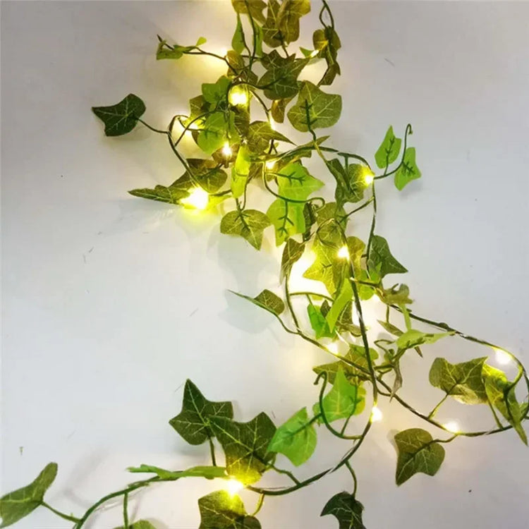 Decorative flower garland lights with LED fairy lights for creating ambiance