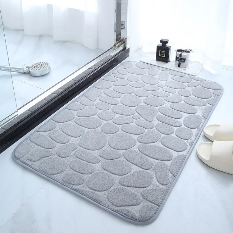 Durable bathroom carpet for wet floors