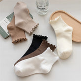 Casual ruffle socks for everyday wear