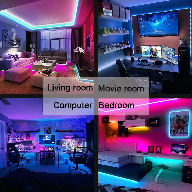 Bluetooth USB TV backlight kit with remote for customizable lighting