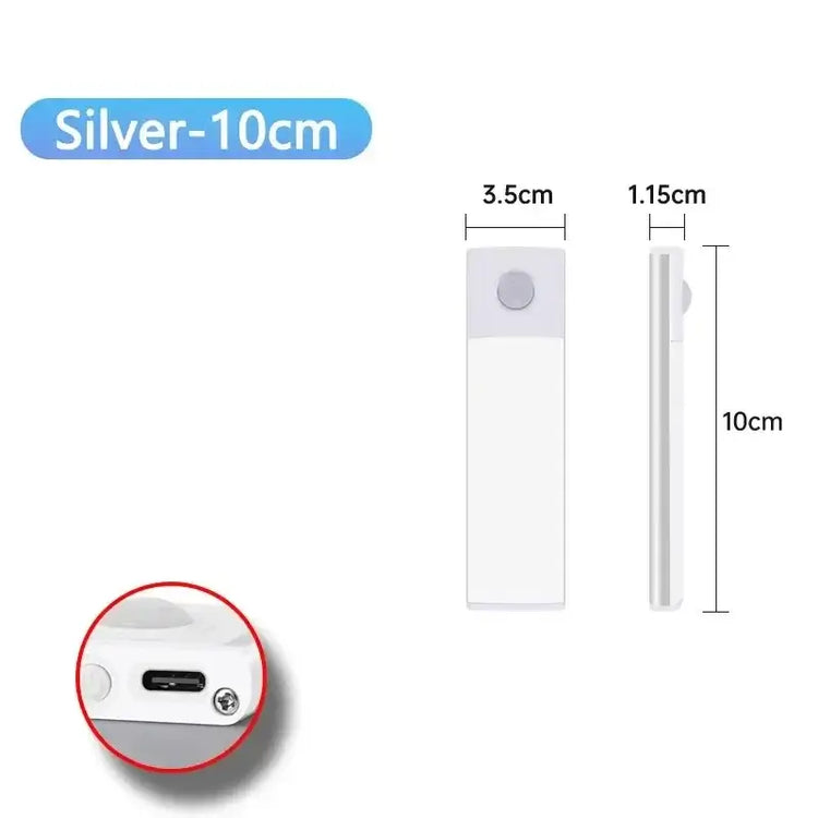 Wireless LED night light for kitchen, bedroom, and wardrobe with motion detection