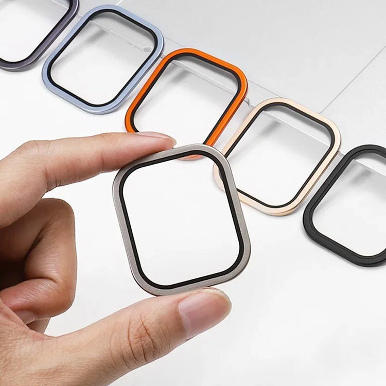 Anti-scratch tempered glass film for Apple Watch Ultra 2 with precise fit and high transparency