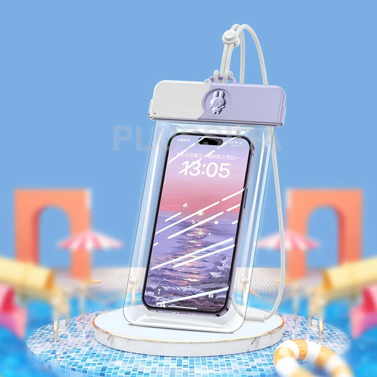Azragon 7-inch Waterproof Phone Pouch for iPhone 16/15/14/13/12 Pro Max Plus, Samsung Galaxy S24/S23 Ultra, Pixel
