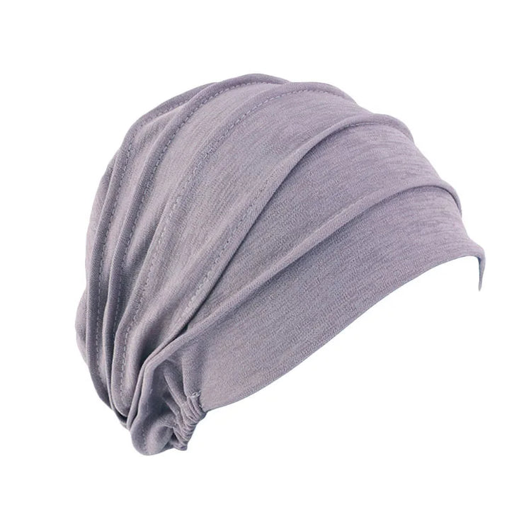 Elastic turban hat for women, used as a head wrap, bonnet, or modest fashion accessory