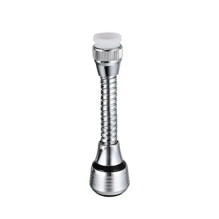 Water-saving faucet aerator attachment with 360° rotation for efficient dishwashing