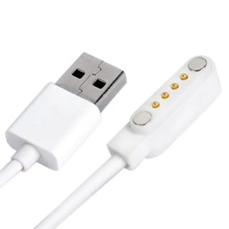 Wonlex magnetic USB charging cable for kids smartwatch with 4-pin connector