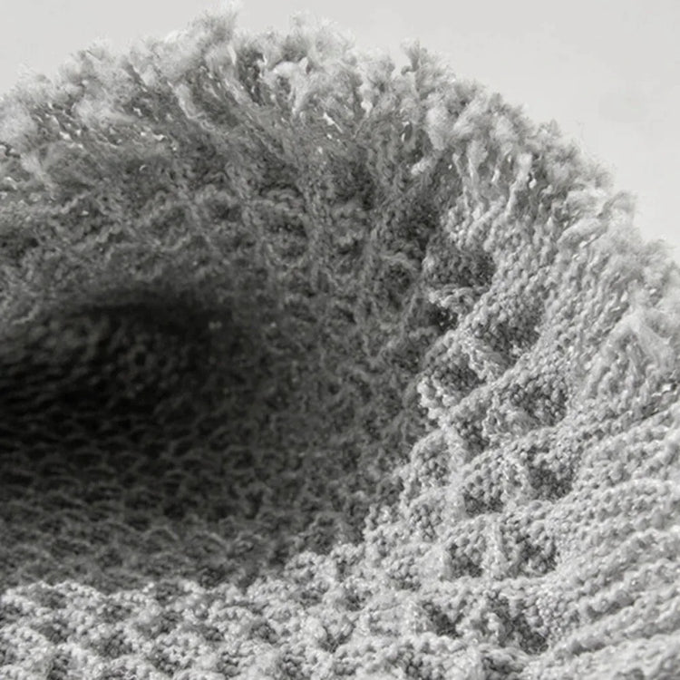 Machine-washable bath mat for toilet and wash basin