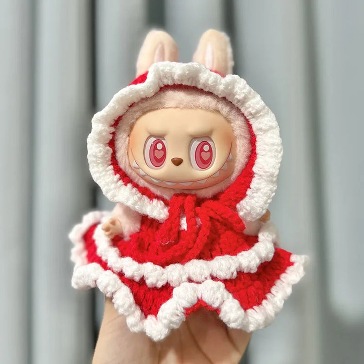 Plush doll clothes and accessories for Labubu V1 V2 idol dolls