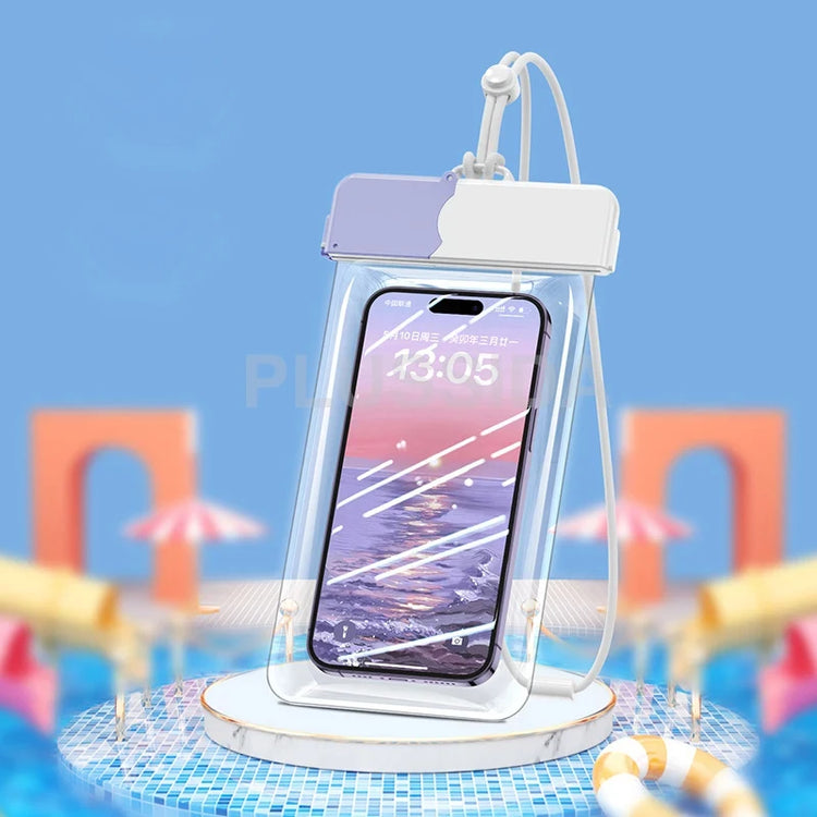 Azragon 7-inch Waterproof Phone Pouch for iPhone 16/15/14/13/12 Pro Max Plus, Samsung Galaxy S24/S23 Ultra, Pixel