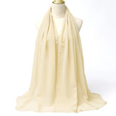 Elegant chiffon hijab wrap with breathable fabric, perfect for modest fashion