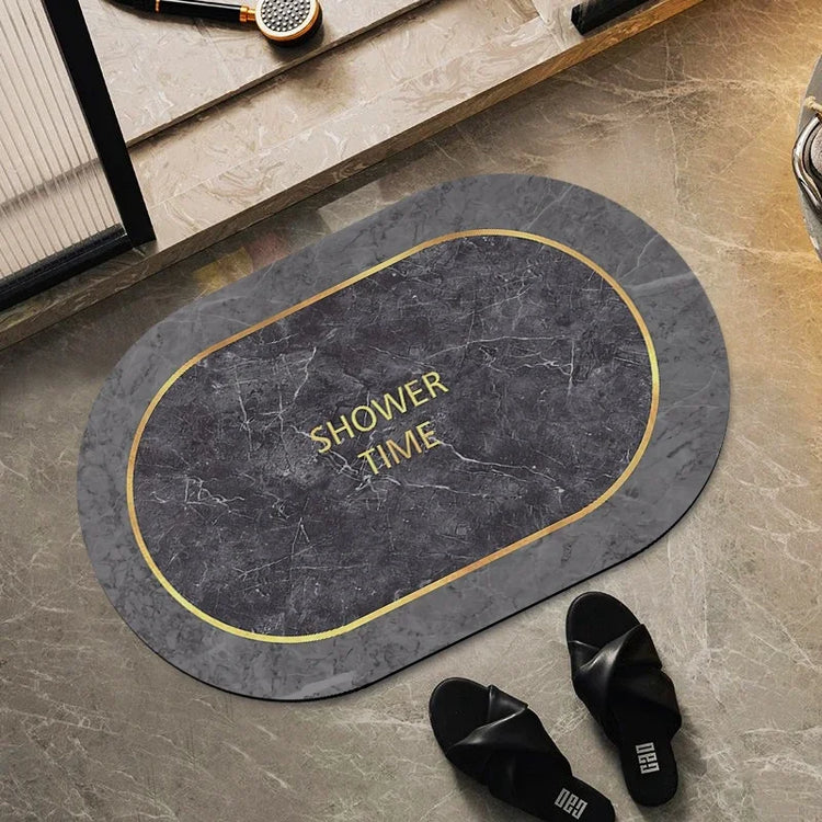 Toilet and bathtub side carpet with strong absorption