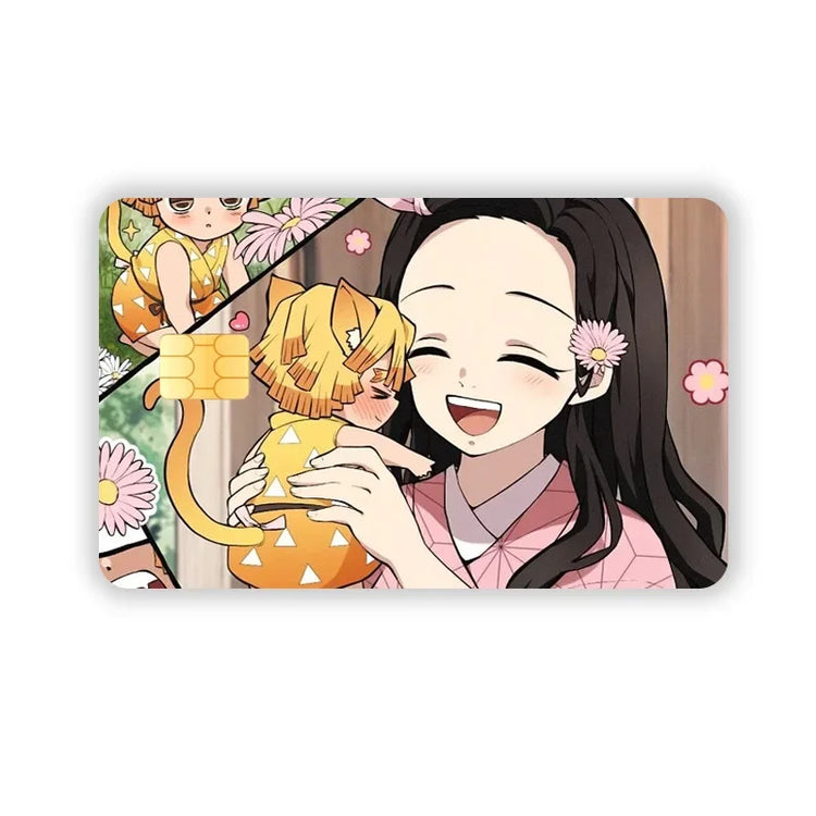 Decorative skin for bank card personalization