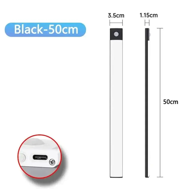 Wireless LED night light for kitchen, bedroom, and wardrobe with motion detection