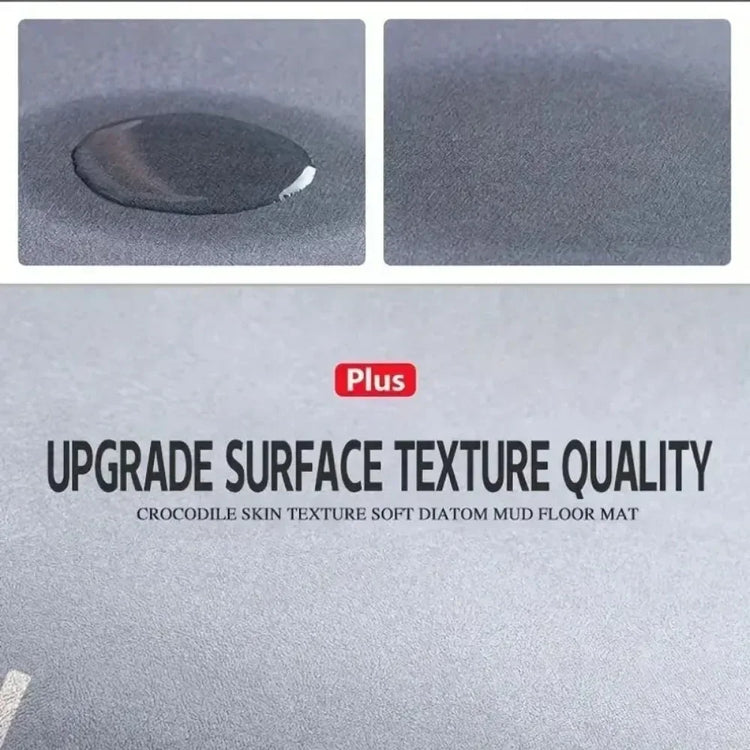 Water-absorbing bath mat with anti-skid backing