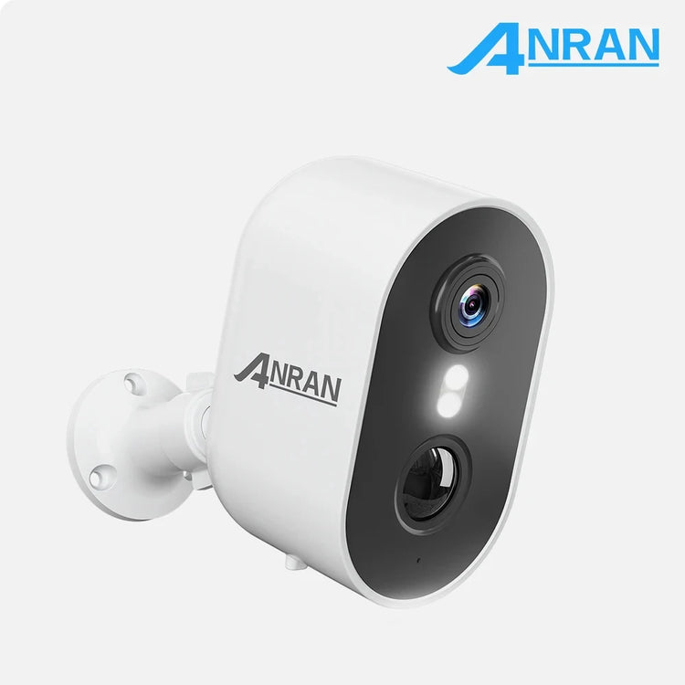 ANRAN 3MP Solar Security Camera with WiFi, PIR Detection, and Full Color Night Vision