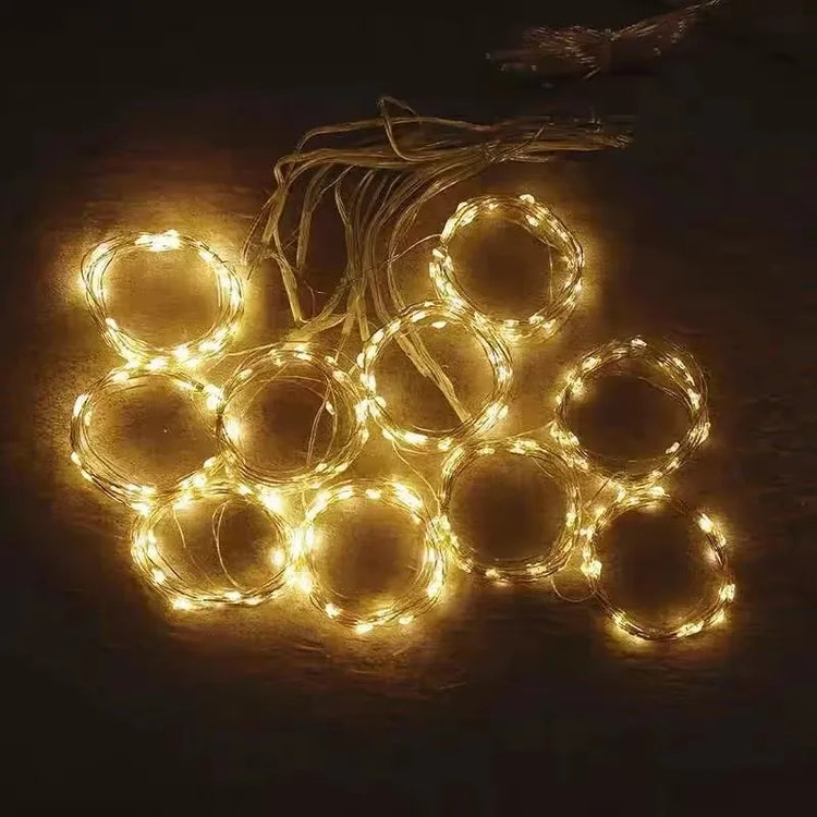 3x3m LED curtain garland fairy lights for window decoration