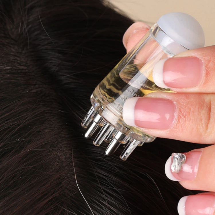 Massage Comb with Roller Ball for Scalp Relaxation and Stress Relief