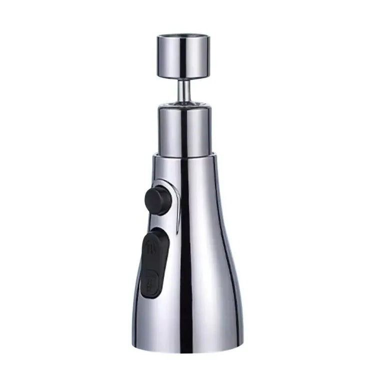 Modern kitchen faucet with replaceable sprayer head and integrated water filter