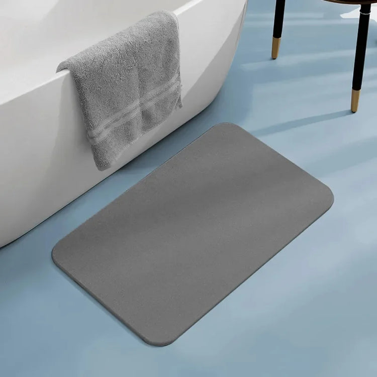 Absorbent bathroom mat for dormitories and home use