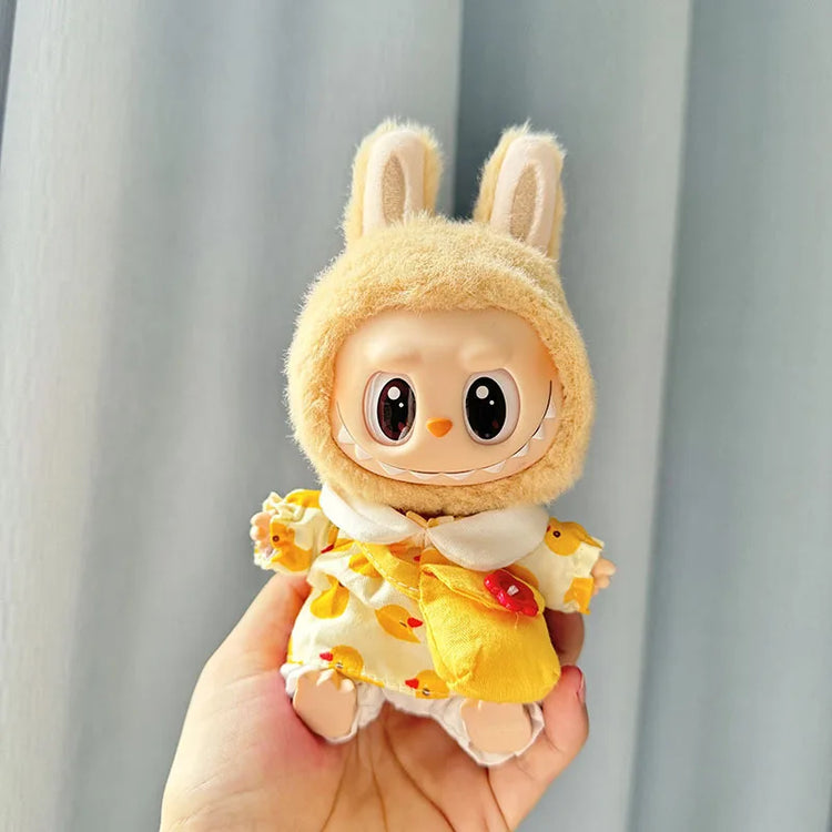Plush doll clothes and accessories for Labubu V1 V2 idol dolls