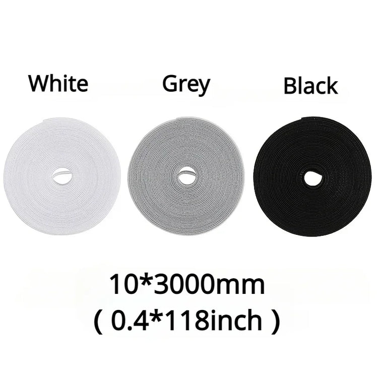 Removable cable tie for cords and data cables