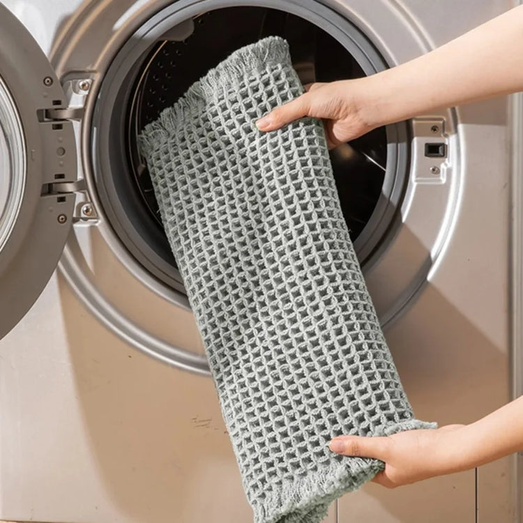 Machine-washable bath mat for toilet and wash basin