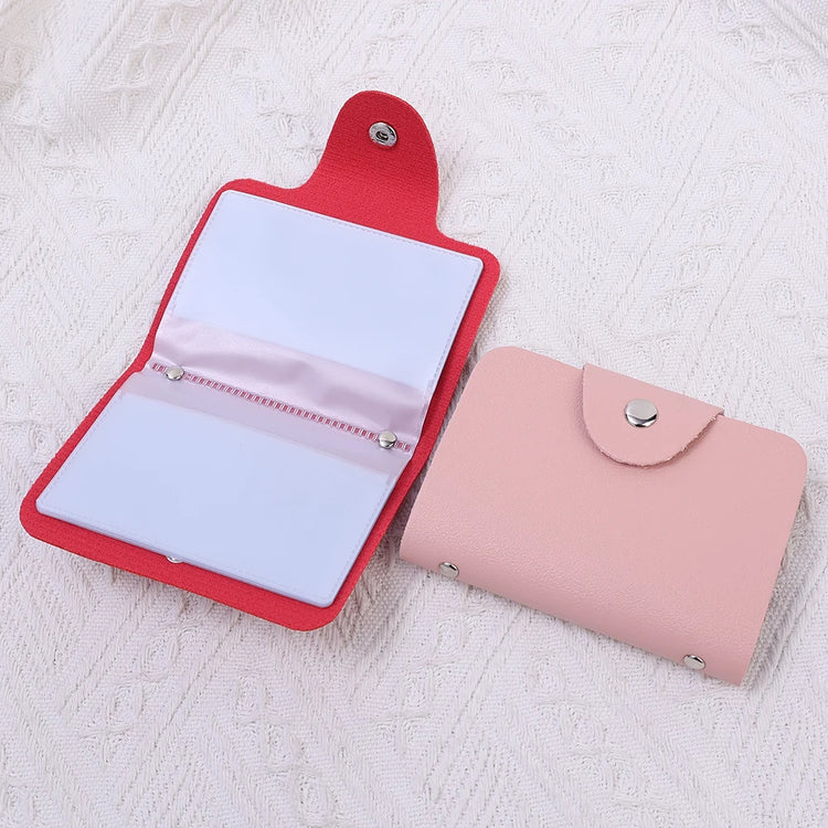 Business card wallet with ID holder pouch