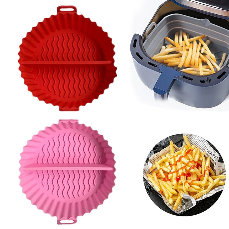 Silicone Air Fryer Divider Basket for Multi-Item Cooking