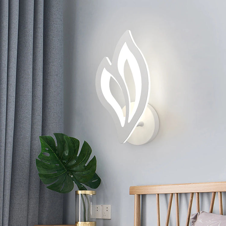 Elegant chrome LED wall light with frosted glass shade for bathroom decor