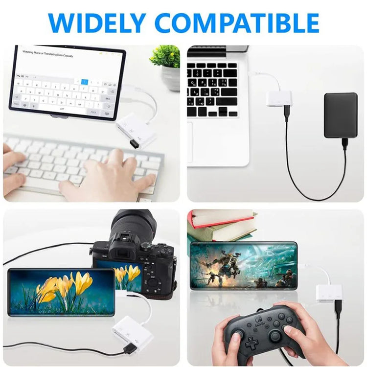 Lightning to USB and card reader adapter for iPhone Pro Max models