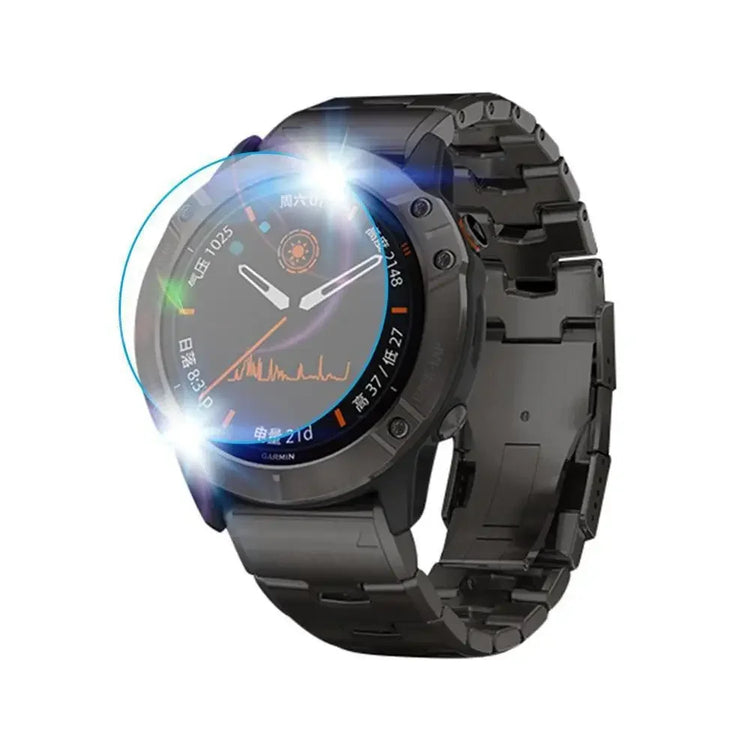 Tempered glass screen protector for Garmin Fenix 8 (43mm) with 9H hardness and bubble-free installation